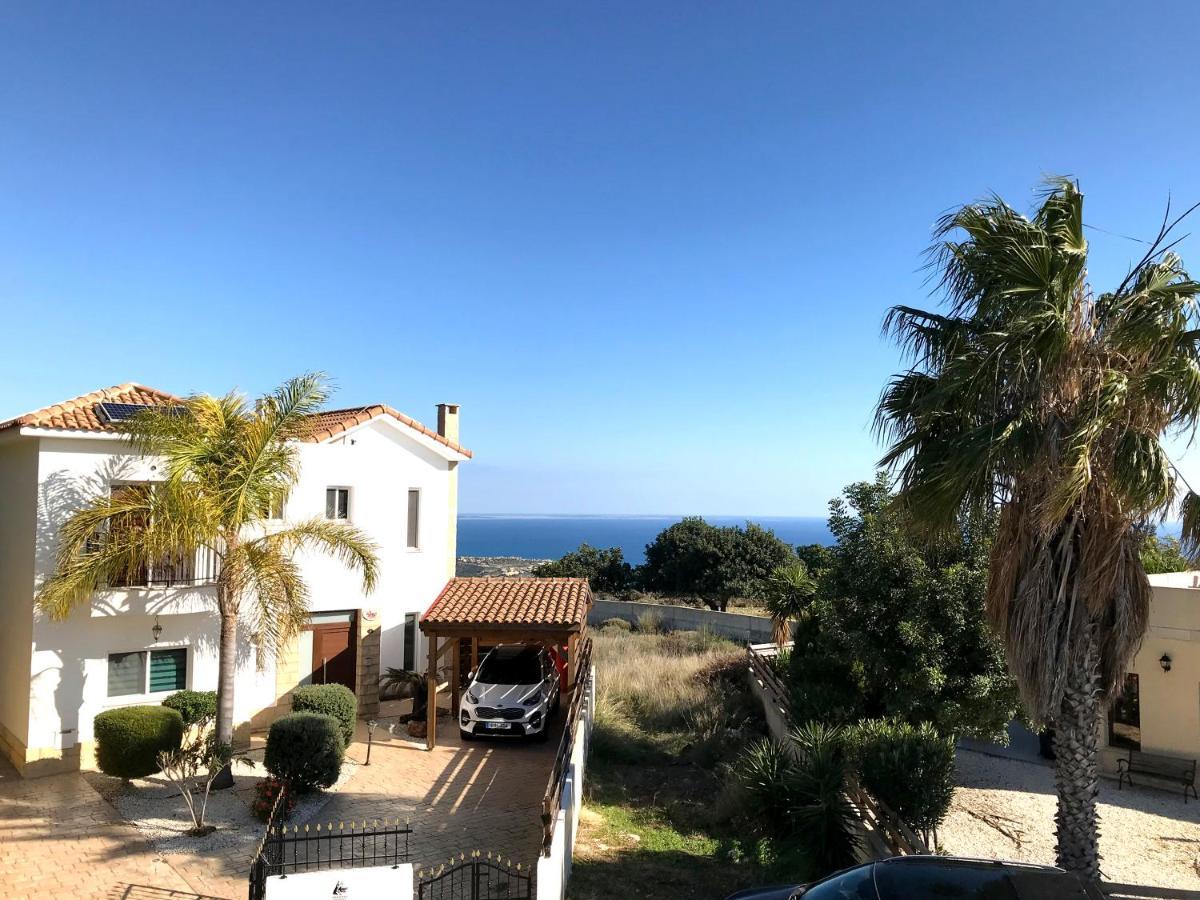 Amathousia Villa With Private Pool And Sea View Pissouri Exteriér fotografie
